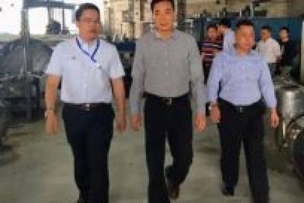 县委副书记、县长韩新锋到我司调研指导工作